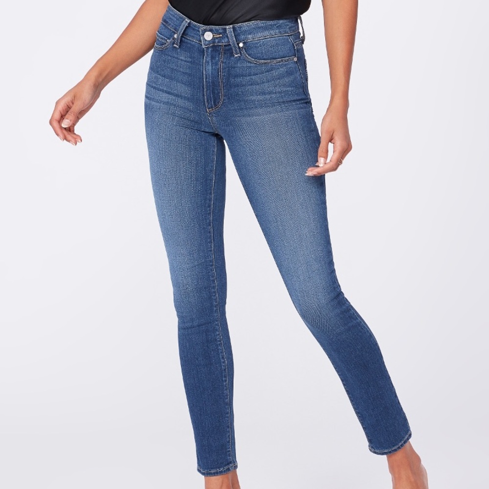 Paige Hoxton Straight Ankle Jeans